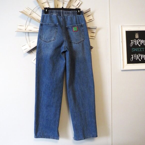 Empyre Tori 90s Medium Wash Denim Skate Jeans Size Small - Picture 7 of 14